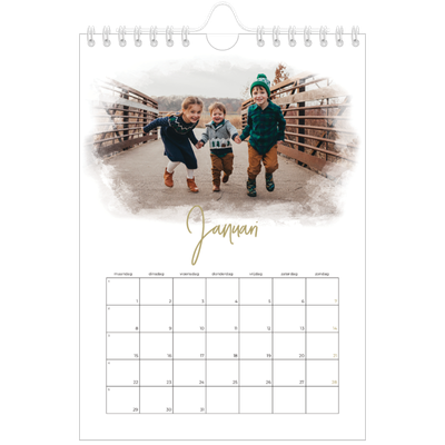 Fotokalender A5 — Foto effect [Januari]